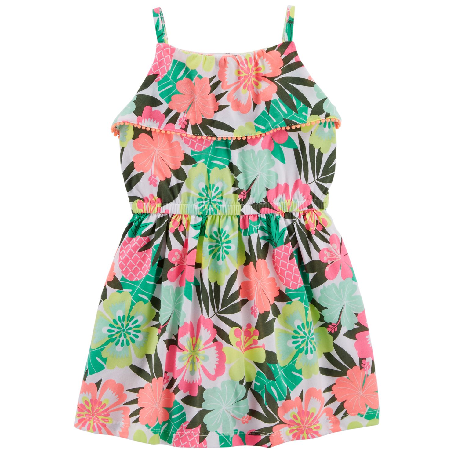 Toddler Girl Carter's Tropical Tank Dress
